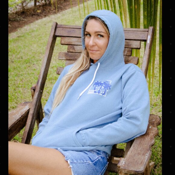 Beachly - Feeling Bright Hoodie - Azure - Picture 1 of 4